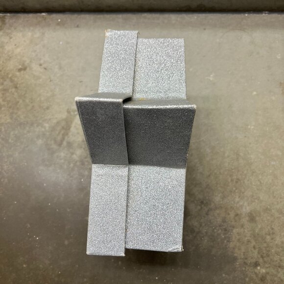 Vtg. LUSH Silver Sparkle Christmas Star Empty Gift Box: Reuse/Display, Box #1 - Picture 4 of 9